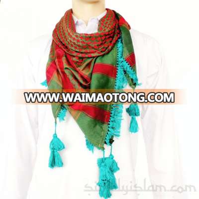 Woven militiry Arafat Palestine Scarf / Shemagh Scarf / Keffiyeh Arafat Scarf