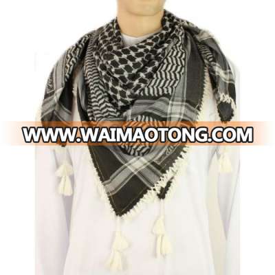 2017 newly designed high quality 100% cotton Palestine Scarf / Shemagh Scarf / Keffiyeh Arafat Scarf