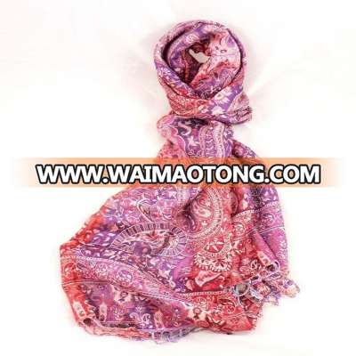 New Arrival Winter Fashion Thick Warm Oversize Vintage Ethnic Pashmina Scarf Shawls