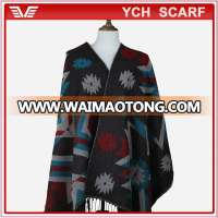 Custom New Styles Fashion Plaid Pattern Blanket Scarf Shawl