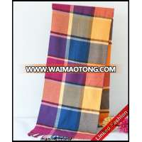 Fashionable comfortable soft scarf pashmina for men, Mens checked pashmina scarf